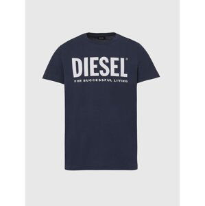 Diesel Tričko - TDIEGOLOGO TSHIRT tmavomodré