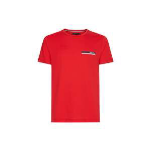 Tommy Hilfiger Tričko - TH COOL SMALL CORP CHEST TEE červené