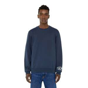 Diesel Mikina - S-GINN-D-MON SWEAT-SHIRT modrá