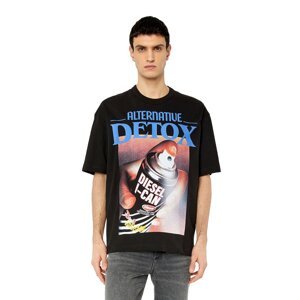 Diesel Tričko - T-WASH-G5 T-SHIRT čierne