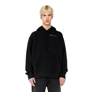 Diesel Mikina - S-MACS-HOOD-G3 SWEAT-SHIRT čierna