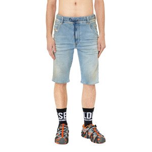 Diesel Krátke nohavice - D-KROOSHORT-Z-T SHORTS modré