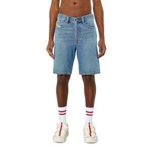 Diesel Krátke nohavice - REGULAR-SHORT SHORTS modré