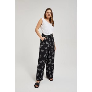 Women's summer trousers MOODO - black