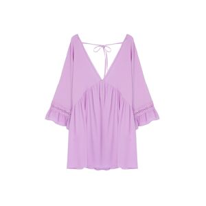 Trendyol Pink*004 Plain Regular Mini Woven 69% Viscose,31% Polyester Dress