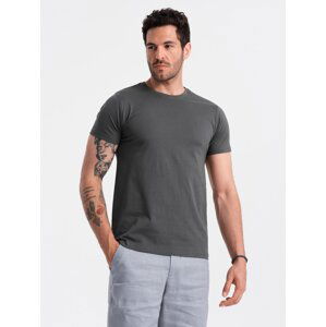 Ombre Men's classic cotton BASIC T-shirt - graphite