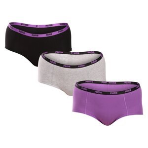 3PACK Women's Panties Puma Multicolor