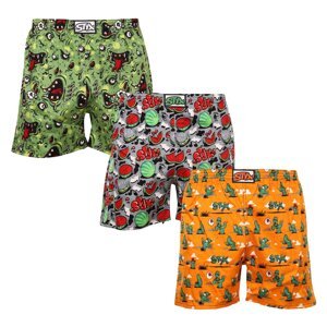 3PACK Men's Sleepwear Shorts Styx Multicolored