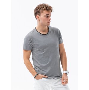 Ombre Men's T-shirt with raw finish - gray