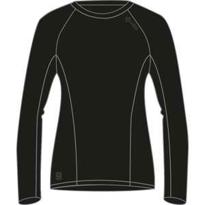 Women's functional long-sleeved T-shirt Kilpi SPOLETO-W Black