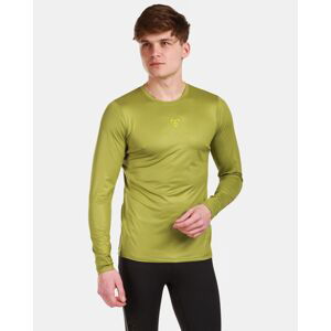 Men's functional T-shirt with long sleeves Kilpi SPOLETO-M Green