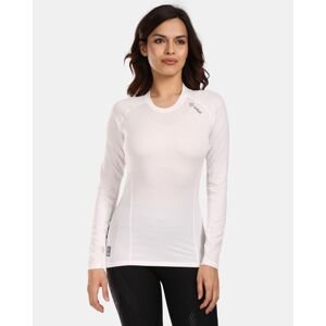 Women's functional long-sleeved T-shirt Kilpi SPOLETO-W White