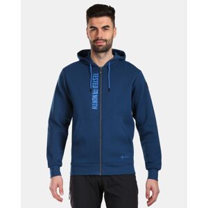 Men's cotton hooded sweatshirt Kilpi AVILA-M Dark blue