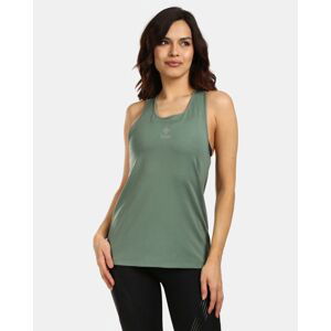 Women's sports tank top Kilpi LANCA-W Khaki