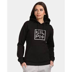 Women's cotton hooded sweatshirt Kilpi NIKY-W Black