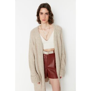 Trendyol Cardigan - šedá - oversize