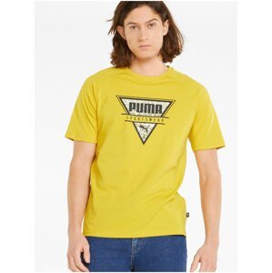 Yellow Men's T-Shirt Puma Summer - Men