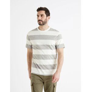 Celio Striped T-Shirt Beboxr - Men