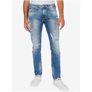 Blue Mens Slim Fit Jeans Jeans Stanley - Men