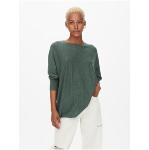 Green lightweight brindle sweater ONLY Alona - Women