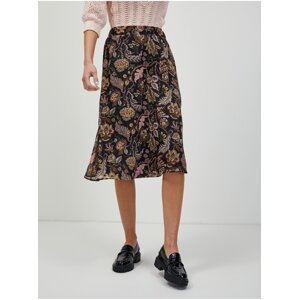 Black floral skirt ORSAY - Women