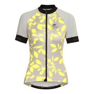 Women's cycling jersey ALPINE PRO BERESSA neon safety yellow variant PA