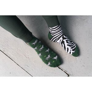 Socks Zebra 079-A059 Green Green