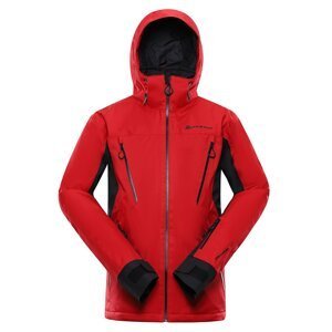 Men's ski jacket with ptx membrane ALPINE PRO GAES dk.red variant pl