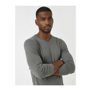 Koton Basic Knitwear Sweater V-Neck