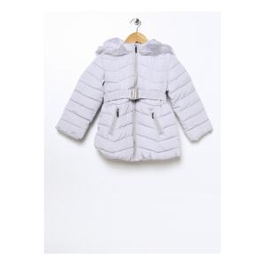 Koton Gray Girls' Coat 3wkg00003aw