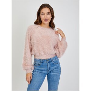 Pink Ladies Sweater with Balloon Sleeves ORSAY - Women