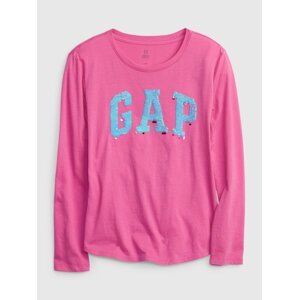 Children's organic T-shirt with GAP logo - Girls