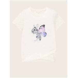 Cream Girl T-Shirt Tom Tailor - Girls