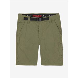 Khaki Mens Shorts with Wrangler Belt - Men