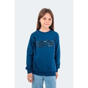 Slazenger Duna Kids Unisex Sweatshirt Navy Blue