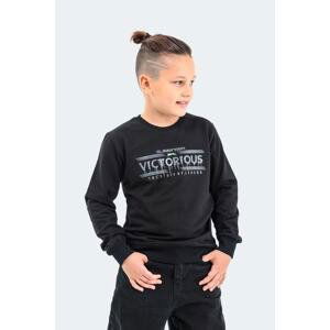 Slazenger Duna Kids Unisex Sweatshirt Black