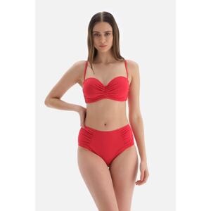 Dagi Red Bikini Top bez ramienok