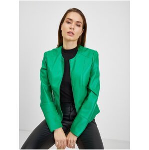 Orsay Green Women's Leatherette Jacket - Women