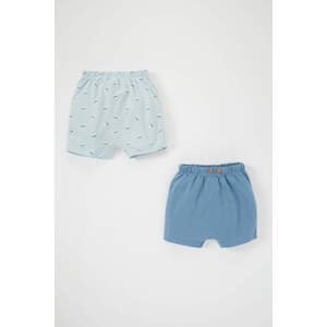 DEFACTO Baby Boy Regular Fit Pique 2-Pack Shorts
