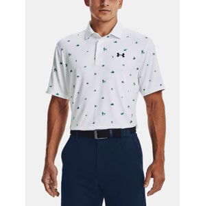 T-Shirt Under Armour UA Playoff 3.0 Printed Polo-WHT - Men