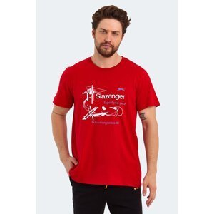 Slazenger Karnen oversized tričko pánske červené