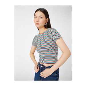 Koton Crop T-Shirt Short Sleeve