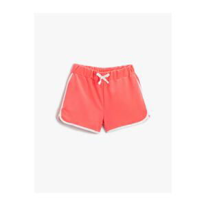 Koton Bow Striped Shorts Cotton