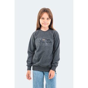 Slazenger Duna Kids Unisex Sweatshirt Dark Gray