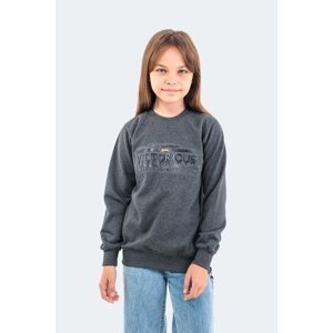 Slazenger Duna Kids Unisex Sweatshirt Dark Gray