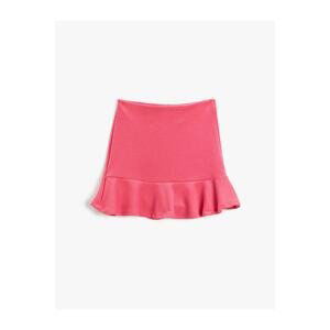 Koton Frilled Mini Skirt with Elastic Waist