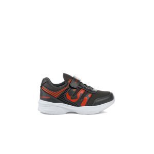 Slazenger King Sneaker Boys Shoes Dark Gray Orange