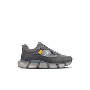 Slazenger Zainan Sneaker Mens Shoes Dark Grey / Yellow