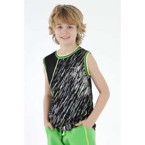 Slazenger Dafina Boys' T-shirt Black / Yellow