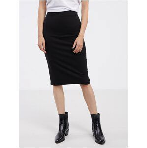 Black Women's Pencil Skirt VILA Armerone - Ladies